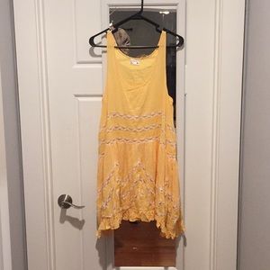 Free People Voile and Lace Babydoll Slip Dress